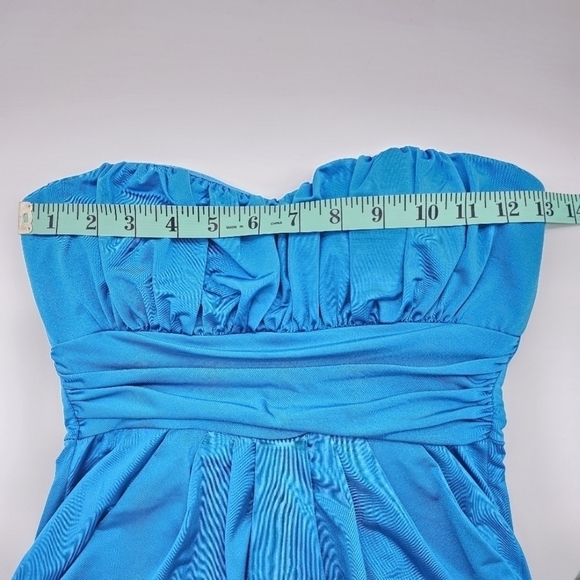 Strapless Party/Wedding/Cocktail Dress - Teal, size Small - Picture 15 of 15